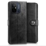 Shock Proof Flip Cover Back Case for Xiaomi Redmi 12C | Magnetic Wallet Leather Case with Stand - Image 2