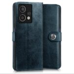 Shock Proof Flip Cover Back Case for Hmd Crest Max 5G | Magnetic Wallet Leather Case with Stand - Image 3