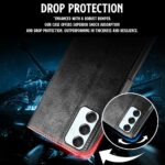 Shock Proof Flip Cover Back Case for Samsung Galaxy M14 5G | Magnetic Wallet Leather Case with Stand - Image 8