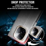 Shock Proof Flip Cover Back Case for Iqoo Z9S Pro 5G | Magnetic Wallet Leather Case with Stand - Image 8