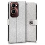 Shock Proof Flip Cover Back Case for Iqoo Z9 Lite | Magnetic Wallet Leather Case with Stand - Image 4