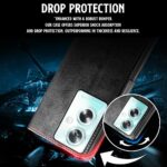 Shock Proof Flip Cover Back Case for Oppo A79 5G | Magnetic Wallet Leather Case with Stand - Image 8