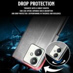 Shock Proof Flip Cover Back Case for Mi Redmi 13C 5G | Magnetic Wallet Leather Case with Stand - Image 6