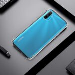 Realme C3 Shockproof Back Cover Case | Flexible Protective Cushioned Edges Crystal Clear TPU Bumper Corners Back Case Cover for Realme C3 Transparent - Image 3