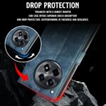 Shock Proof Flip Cover Back Case for 1+ Oneplus 12R 5G | Magnetic Wallet Leather Case with Stand - Image 8