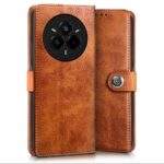 Shock Proof Flip Cover Back Case for Realme 14 Pro Plus 5G | Magnetic Wallet Leather Case with Stand - Image 2