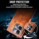 Shock Proof Flip Cover Back Case for Iqoo Z9X 5G | Magnetic Wallet Leather Case with Stand - Image 5