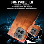 Shock Proof Flip Cover Back Case for Motorola Moto Edge 50 5G | Magnetic Wallet Leather Case with Stand - Image 5