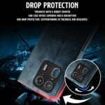 Shock Proof Flip Cover Back Case for Motorola Moto Edge 50 Ultra | Magnetic Wallet Leather Case with Stand - Image 8