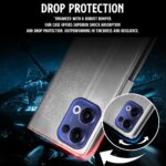 Shock Proof Flip Cover Back Case for Oppo Reno 13 5G | Magnetic Wallet Leather Case with Stand - Image 5