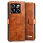 Shock Proof Flip Cover Back Case for 1+ Oneplus 10T 5G | Magnetic Wallet Leather Case with Stand - Image 2