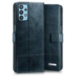 Shock Proof Flip Cover Back Case for Samsung Galaxy M32 5G | Magnetic Wallet Leather Case with Stand - Image 3