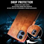 Shock Proof Flip Cover Back Case for Samsung Galaxy A06 | Magnetic Wallet Leather Case with Stand - Image 6