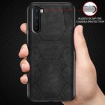 Spider Series Case for OnePlus Nord | Abstract Sleek Design Flexible Silicone Edge to Edge Protection Shockproof Slim Back Case Cover for One Plus 1+ OnePlus Nord - Pitch Black - Image 3