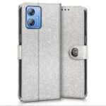 Shock Proof Flip Cover Back Case for Motorola Moto G54 5G | Magnetic Wallet Leather Case with Stand - Image 4