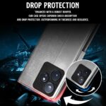 Shock Proof Flip Cover Back Case for Realme Gt 7 5G | Magnetic Wallet Leather Case with Stand - Image 4