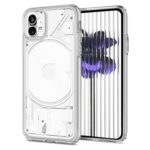 TPU Shockproof Back Cover Case Compatible for Nothing Phone 1 5G Nothing Phone 1 5G (Transparent Crystal Clear) - Image 3