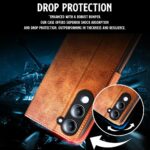 Shock Proof Flip Cover Back Case for Vivo T4 Lite 5G | Magnetic Wallet Leather Case with Stand - Image 6