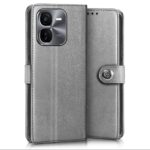 Shock Proof Flip Cover Back Case for Iqoo Z9X 5G | Magnetic Wallet Leather Case with Stand - Image 3