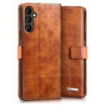 Shock Proof Flip Cover Back Case for Samsung Galaxy A14 5G | Magnetic Wallet Leather Case with Stand - Image 3
