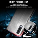 Shock Proof Flip Cover Back Case for Xiaomi Mi A3 | Magnetic Wallet Leather Case with Stand - Image 4