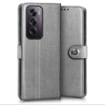 Shock Proof Flip Cover Back Case for Oppo Reno 12 5G | Magnetic Wallet Leather Case with Stand - Image 3