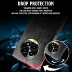 Shock Proof Flip Cover Back Case for Realme 13 Pro 5G | Magnetic Wallet Leather Case with Stand - Image 8