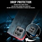 Shock Proof Flip Cover Back Case for Motorola Moto Edge 50 5G | Magnetic Wallet Leather Case with Stand - Image 5