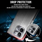 Shock Proof Flip Cover Back Case for Iqoo Z9X 5G | Magnetic Wallet Leather Case with Stand - Image 5