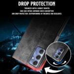 Shock Proof Flip Cover Back Case for Samsung Galaxy M34 5G | Magnetic Wallet Leather Case with Stand - Image 8