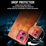 Shock Proof Flip Cover Back Case for Motorola Moto G84 5G | Magnetic Wallet Leather Case with Stand - Image 5