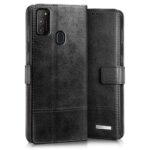 Shock Proof Flip Cover Back Case for Samsung Galaxy M30S | Magnetic Wallet Leather Case with Stand - Image 2