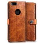 Shock Proof Flip Cover Back Case for Apple Iphone 7 Plus | Magnetic Wallet Leather Case with Stand - Image 3