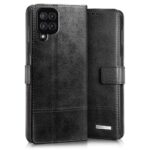 Shock Proof Flip Cover Back Case for Samsung Galaxy M32 4G | Magnetic Wallet Leather Case with Stand - Image 2