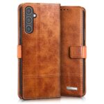 Shock Proof Flip Cover Back Case for Samsung Galaxy A54 | Magnetic Wallet Leather Case with Stand - Image 3