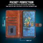 Shock Proof Flip Cover Back Case for Hmd Crest Max 5G | Magnetic Wallet Leather Case with Stand - Image 4