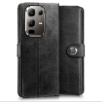 Shock Proof Flip Cover Back Case for Infinix Note 50X 5G | Magnetic Wallet Leather Case with Stand - Image 2