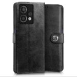 Shock Proof Flip Cover Back Case for Hmd Crest Max 5G | Magnetic Wallet Leather Case with Stand - Image 4