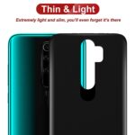 TPU Slim Flexible Back Cover Case | Shockproof with Camera Protection Bump Edge to Edge 360 Degree Protection Slim Matte Soft Back Cover for Xiaomi Redmi Note 8 Pro - Pitch Black - Image 3