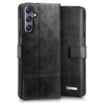 Shock Proof Flip Cover Back Case for Samsung Galaxy M34 5G | Magnetic Wallet Leather Case with Stand - Image 4