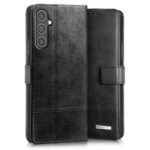 Shock Proof Flip Cover Back Case for Samsung Galaxy A54 | Magnetic Wallet Leather Case with Stand - Image 3