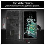 Shock Proof Flip Cover Back Case for 1+ Oneplus 10T 5G | Magnetic Wallet Leather Case with Stand - Image 4