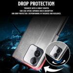 Shock Proof Flip Cover Back Case for Iqoo Z9 5G | Magnetic Wallet Leather Case with Stand - Image 8