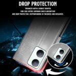 Shock Proof Flip Cover Back Case for Iqoo Z9 Lite | Magnetic Wallet Leather Case with Stand - Image 5