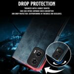 Shock Proof Flip Cover Back Case for Motorola Moto G35 5G | Magnetic Wallet Leather Case with Stand - Image 5