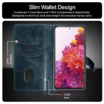Shock Proof Flip Cover Back Case for Samsung Galaxy S20 Fe 5G | Magnetic Wallet Leather Case with Stand - Image 4