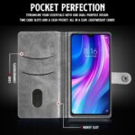 Shock Proof Flip Cover Back Case for Xiaomi Mi Redmi Note 8 Pro | Magnetic Wallet Leather Case with Stand - Image 4