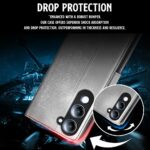 Shock Proof Flip Cover Back Case for Vivo T4 Lite 5G | Magnetic Wallet Leather Case with Stand - Image 6