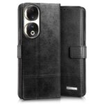 Shock Proof Flip Cover Back Case for Honor 90 5G | Magnetic Wallet Leather Case with Stand - Image 2
