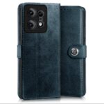Shock Proof Flip Cover Back Case for Motorola Moto Edge 50 Pro | Magnetic Wallet Leather Case with Stand - Image 3